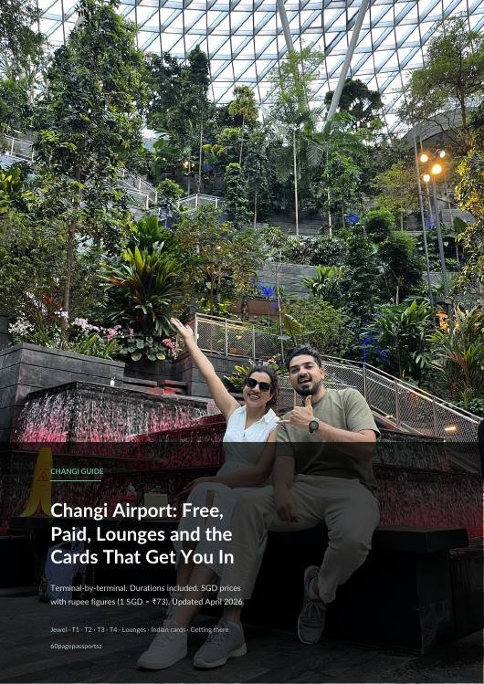 Cover of the Changi Airport: free and paid attractions
