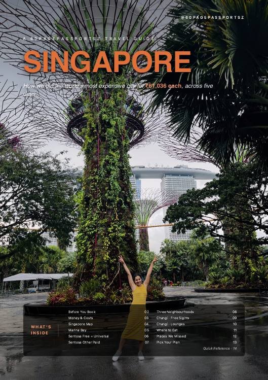 Cover of the Singapore Travel Guide
